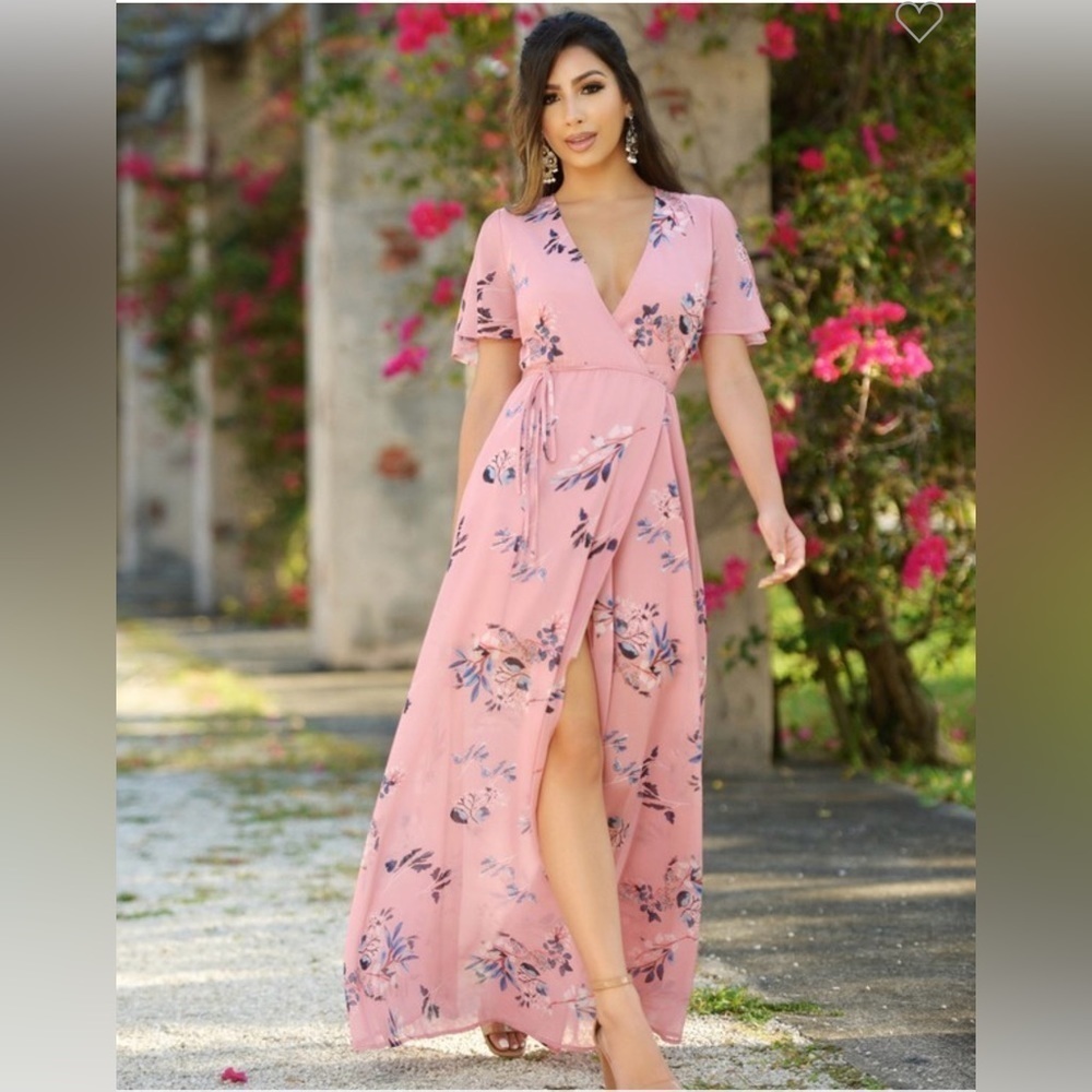 Velvi Kari Floral Maxi Dress